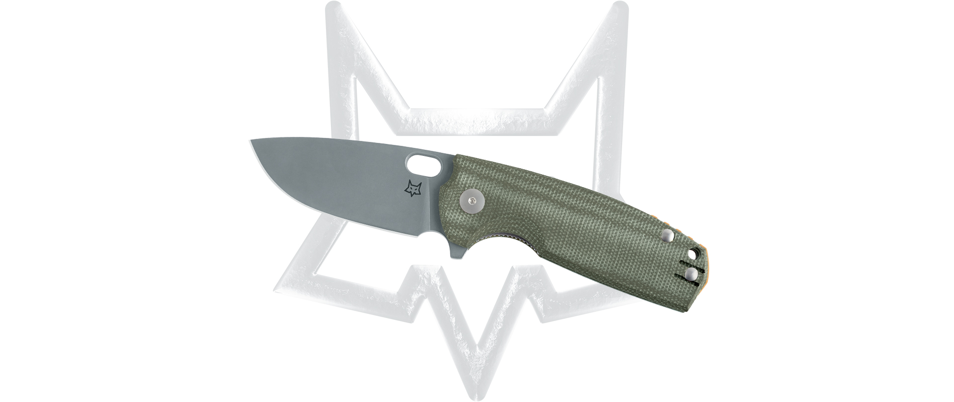 Cutit model core - green micarta - design by jesper voxnÆs